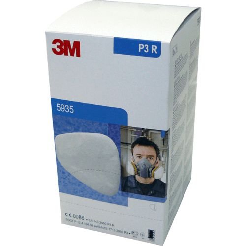 3M 5935 P3 R toz ve sis partikül fitresi 6000 serisi ve 7000 serisi maskeler için P3 filtre